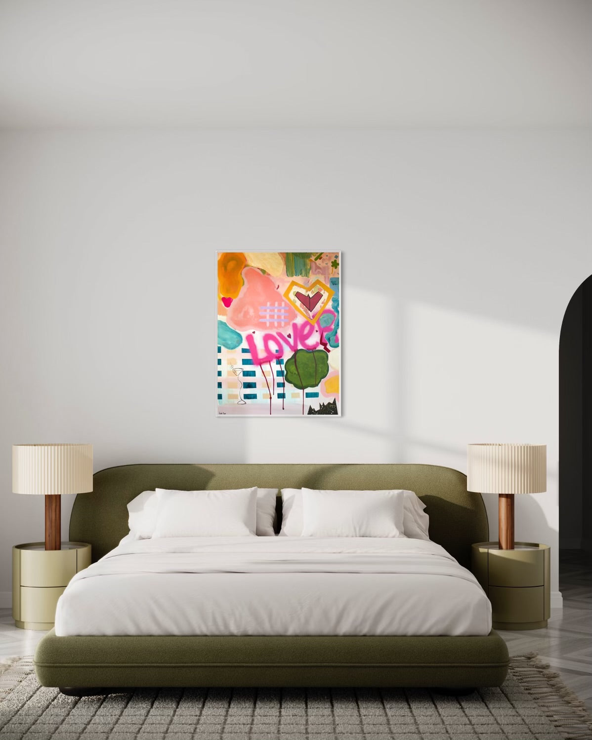 "Vibrant Love: Martini Sky" Original