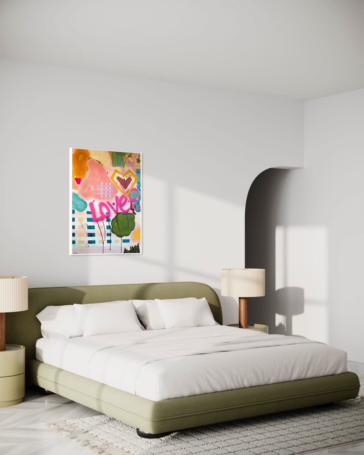 "Vibrant Love: Martini Sky" Original