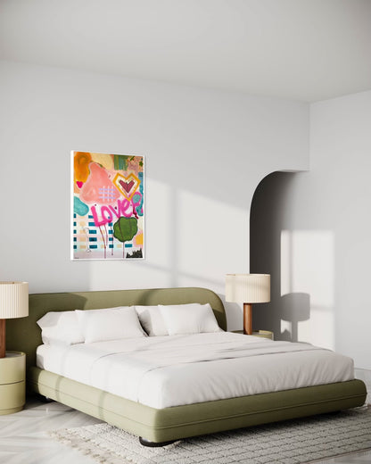 "Vibrant Love: Martini Sky" Original